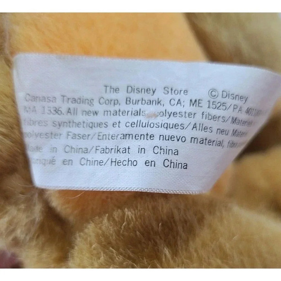 Vintage Disney Store Plush Simba Cub Stuffed Animal Lion King 8" 1994 - Picture 4 of 4